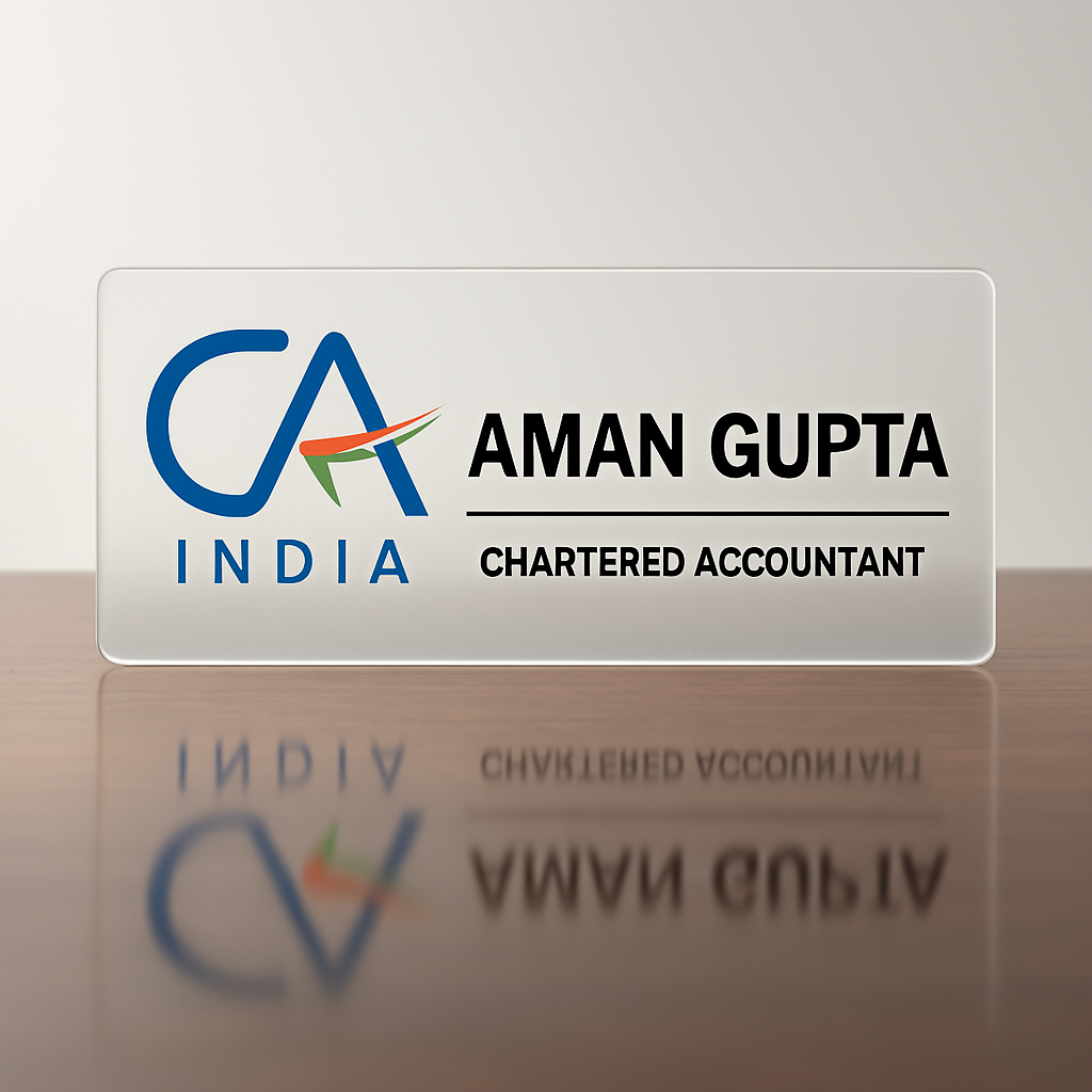 Premium Customized Nameplates