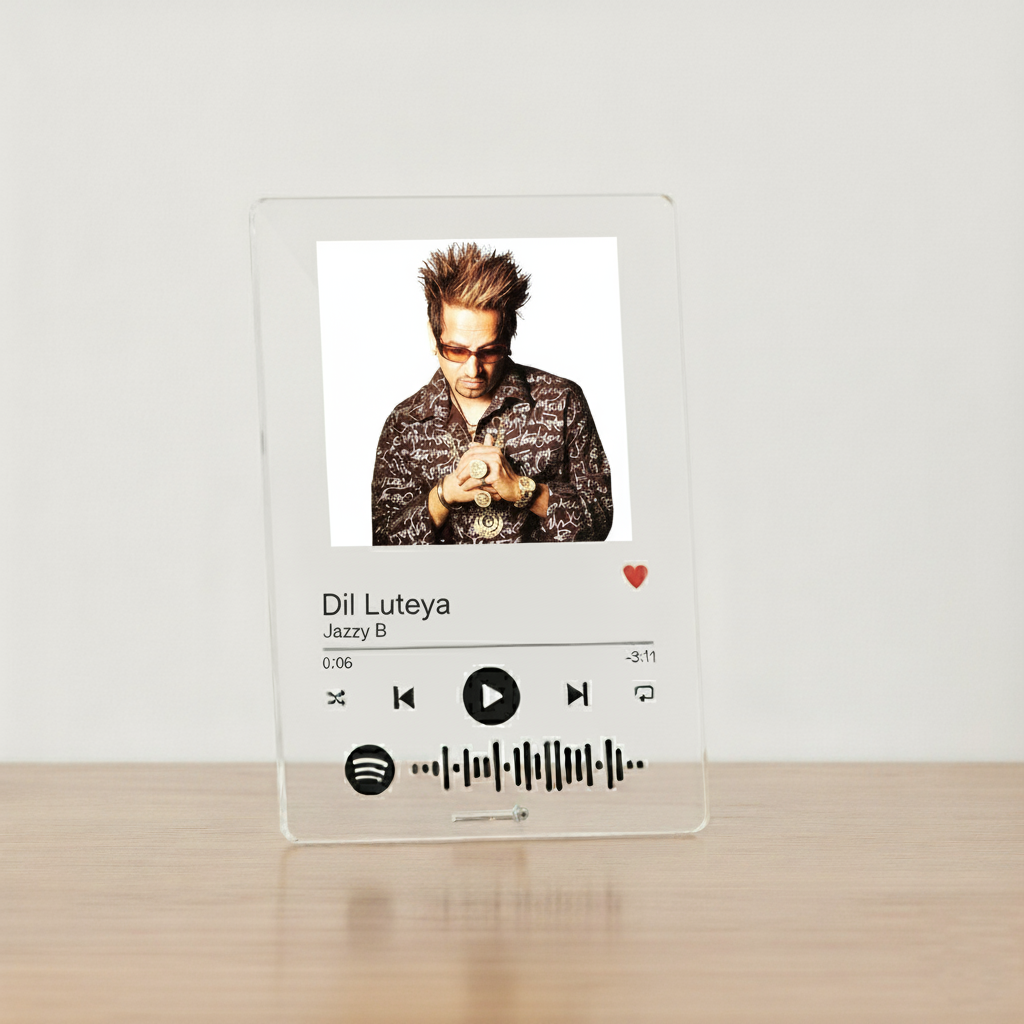 Jazzi B Spotify Plaque