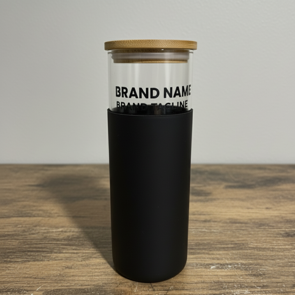 Black Glass Tumbler