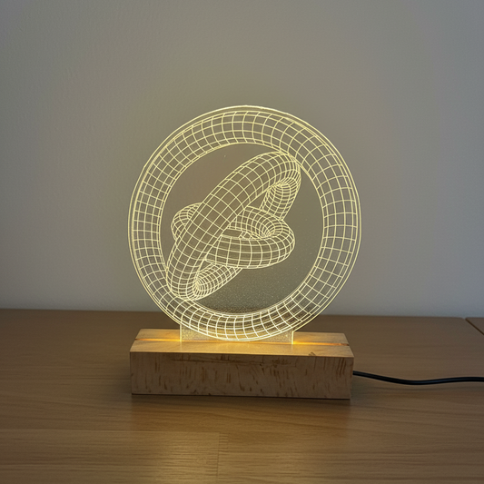 Infinity Knot LED Acrylic Lamp