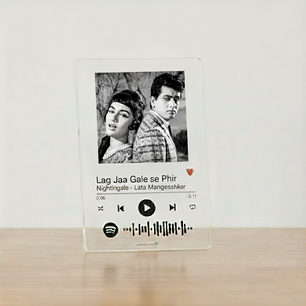 Lag Jaa Gale Spotify Plaque