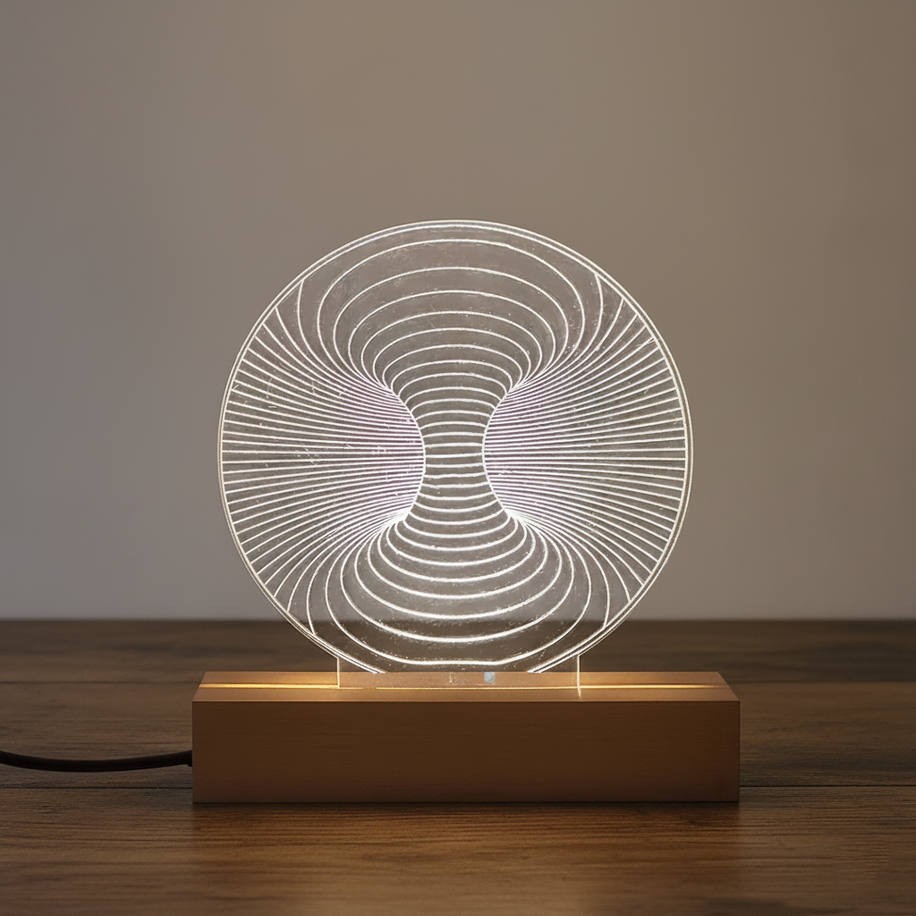Optical Illusion LED Acrylic Lamp