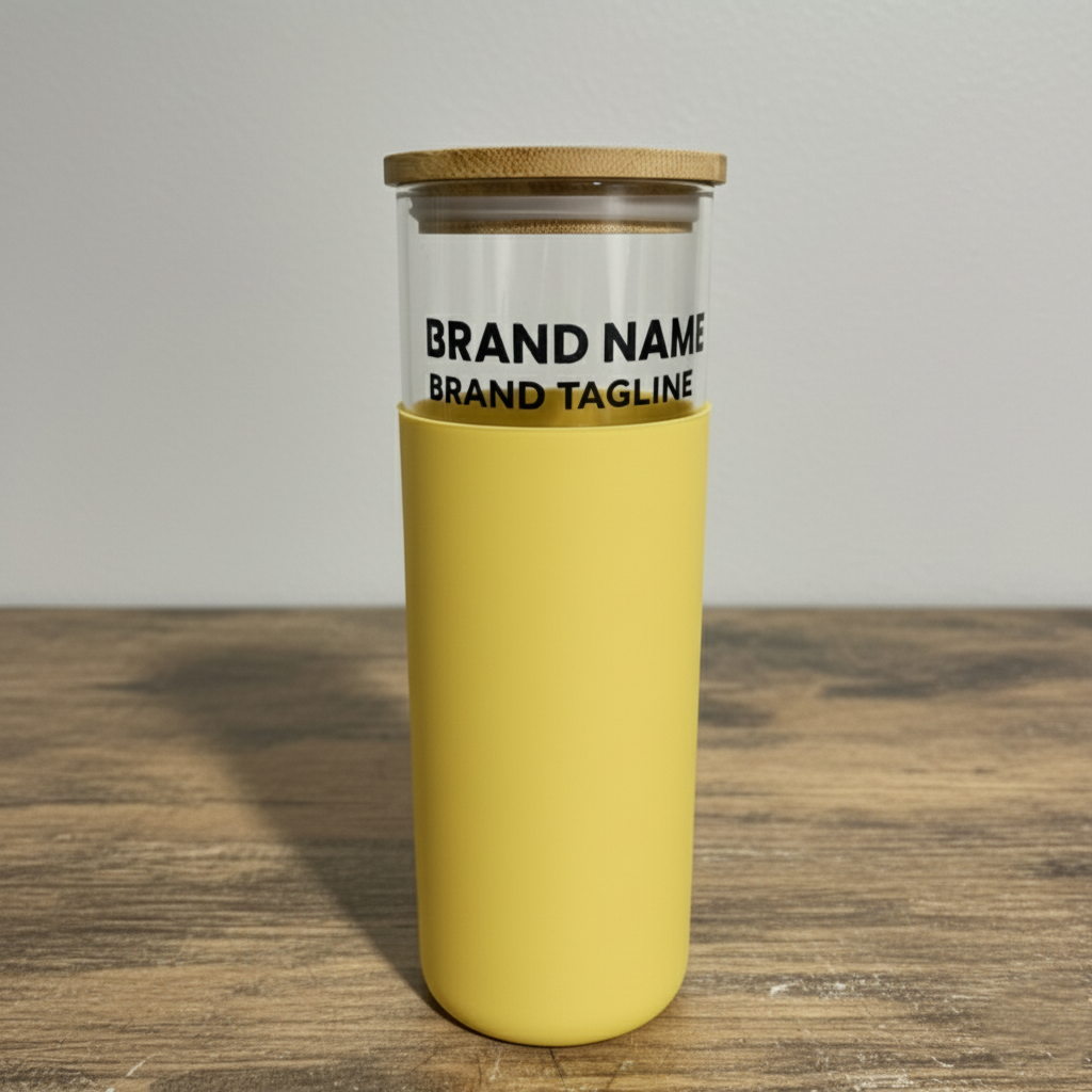 Yellow Glass Tumbler