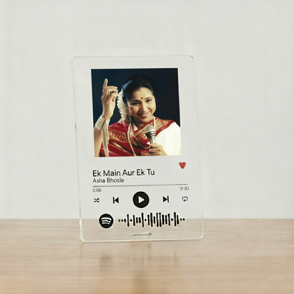 Ek Main Aur Ek Tu Spotify Plaque