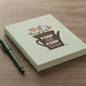 Green Printed Diary