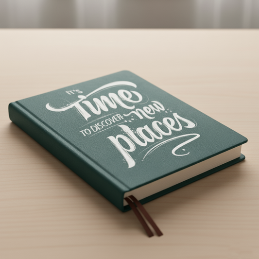Teal Printed Diary