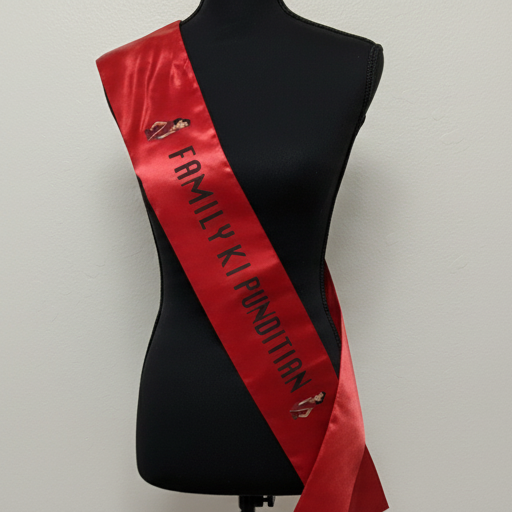 Red Party Sash